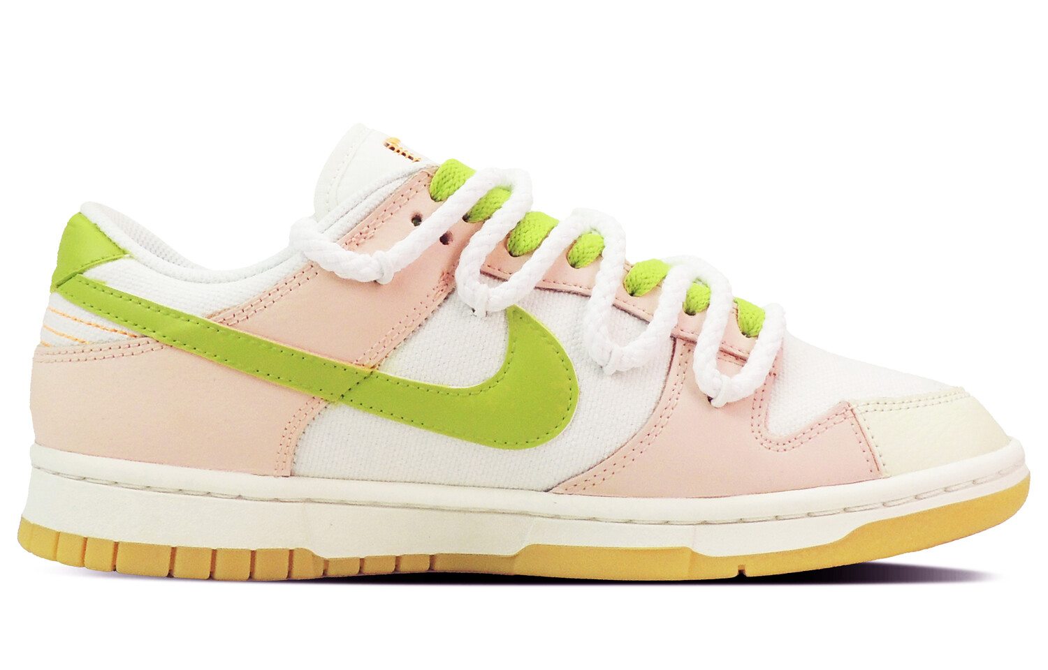 

Кроссовки Nike Dunk Skateboarding Shoes Unisex Low-top White/pink, цвет Skin