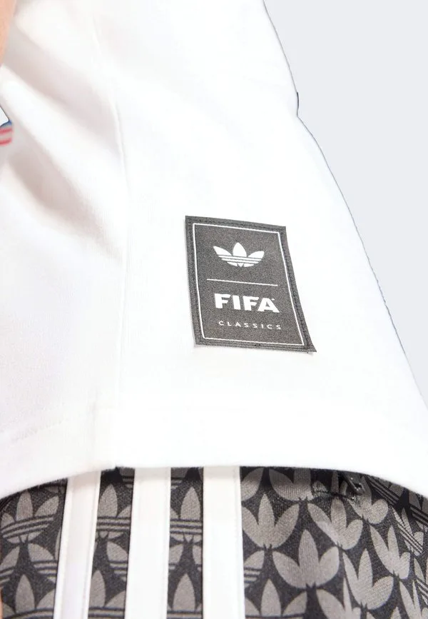 Футболка с графическим принтом на футбольную тематику из архива Adidas Originals, White — фото 4