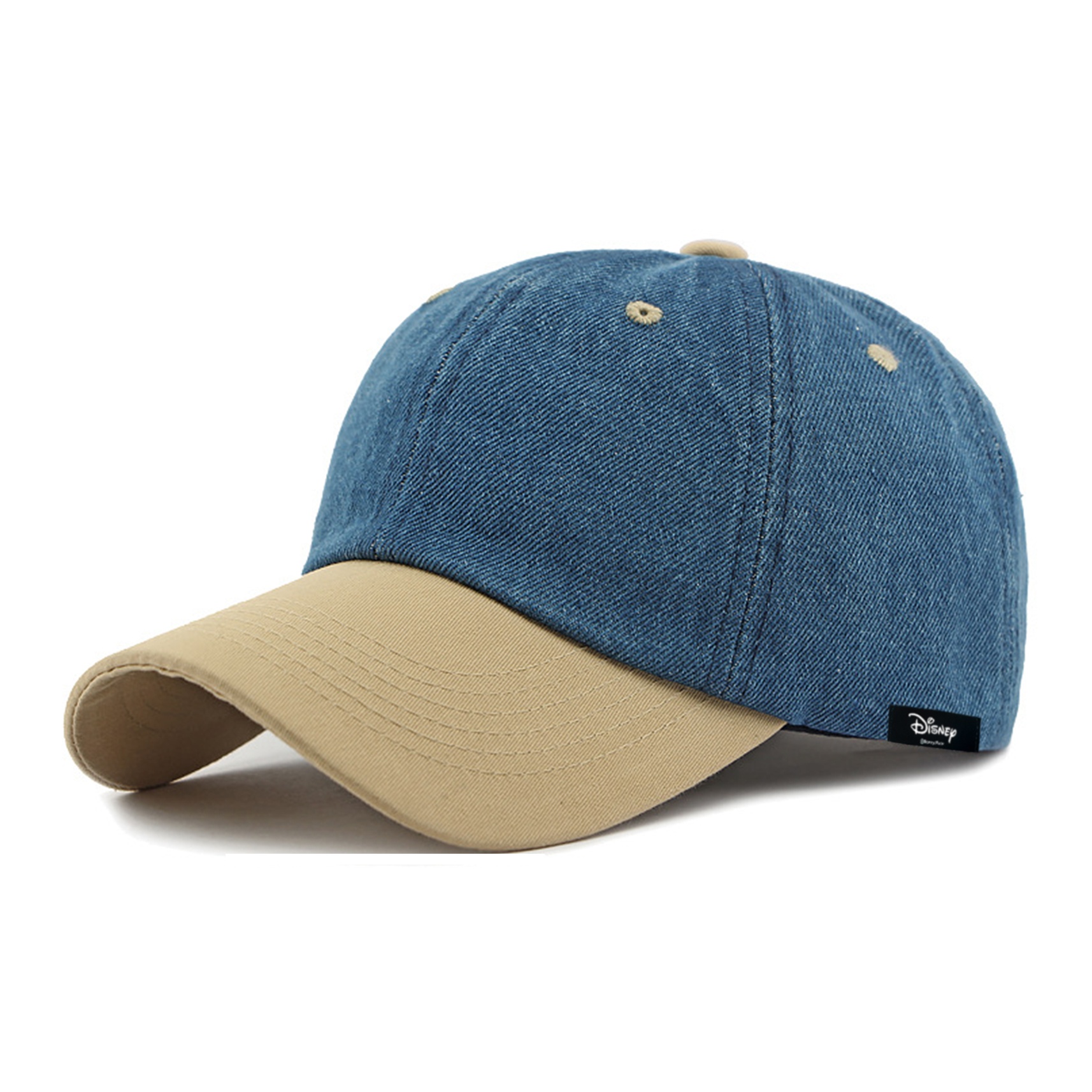 

Disney Хлопковая бейсболка унисекс, Blue Khaki Brim