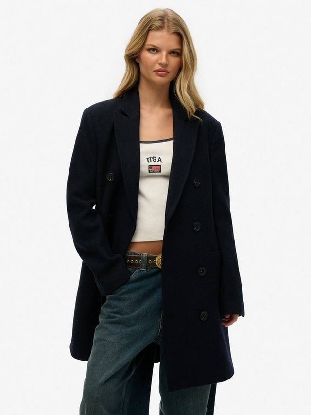 

Пальто оверсайз The Merchant Store Superdry, Navy