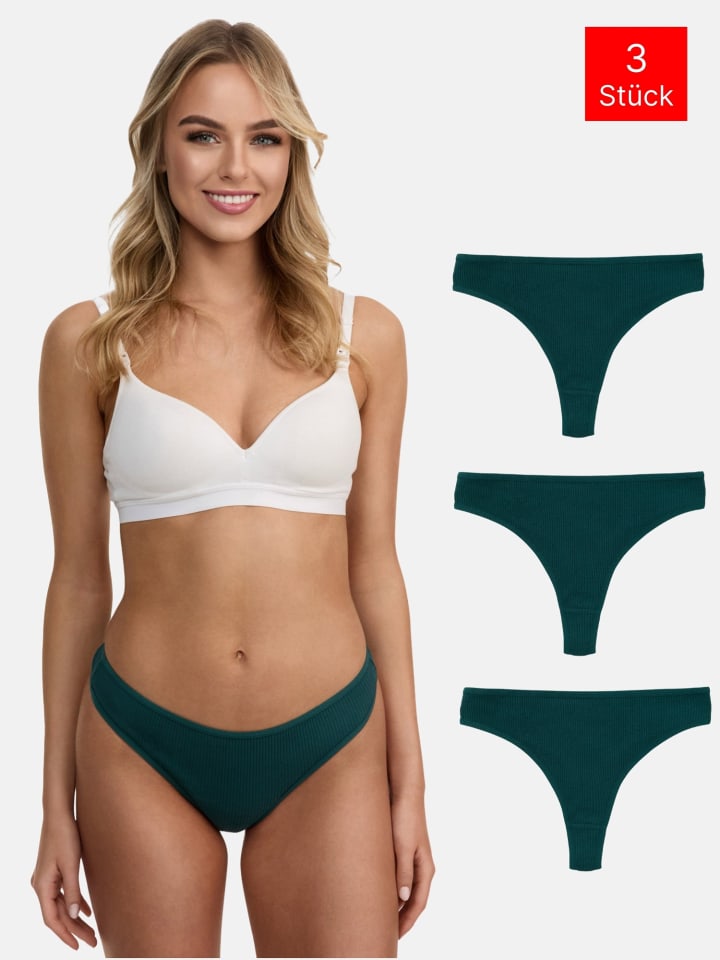 

Tazzio Набор из 3 штук: стринги "F933" зеленого цвета