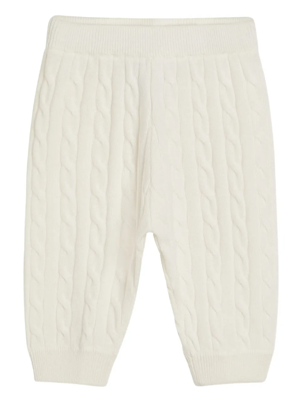 

Брюки Bernie Baby фактурной вязки Brunello Cucinelli Kids, белый