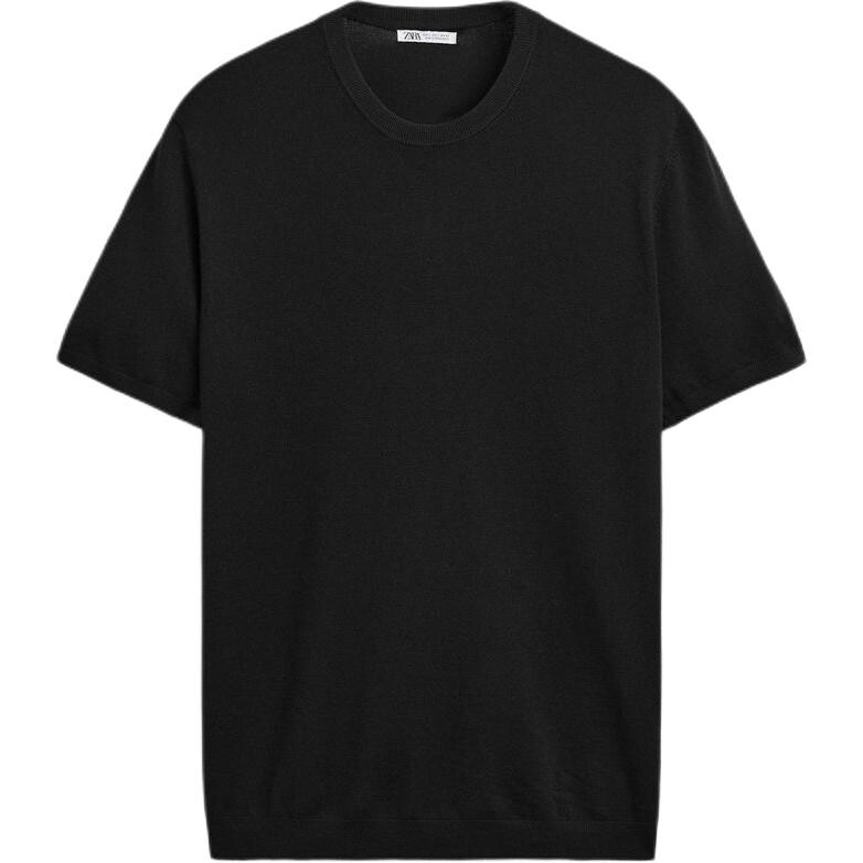 

Футболка мужская черная Zara, черный