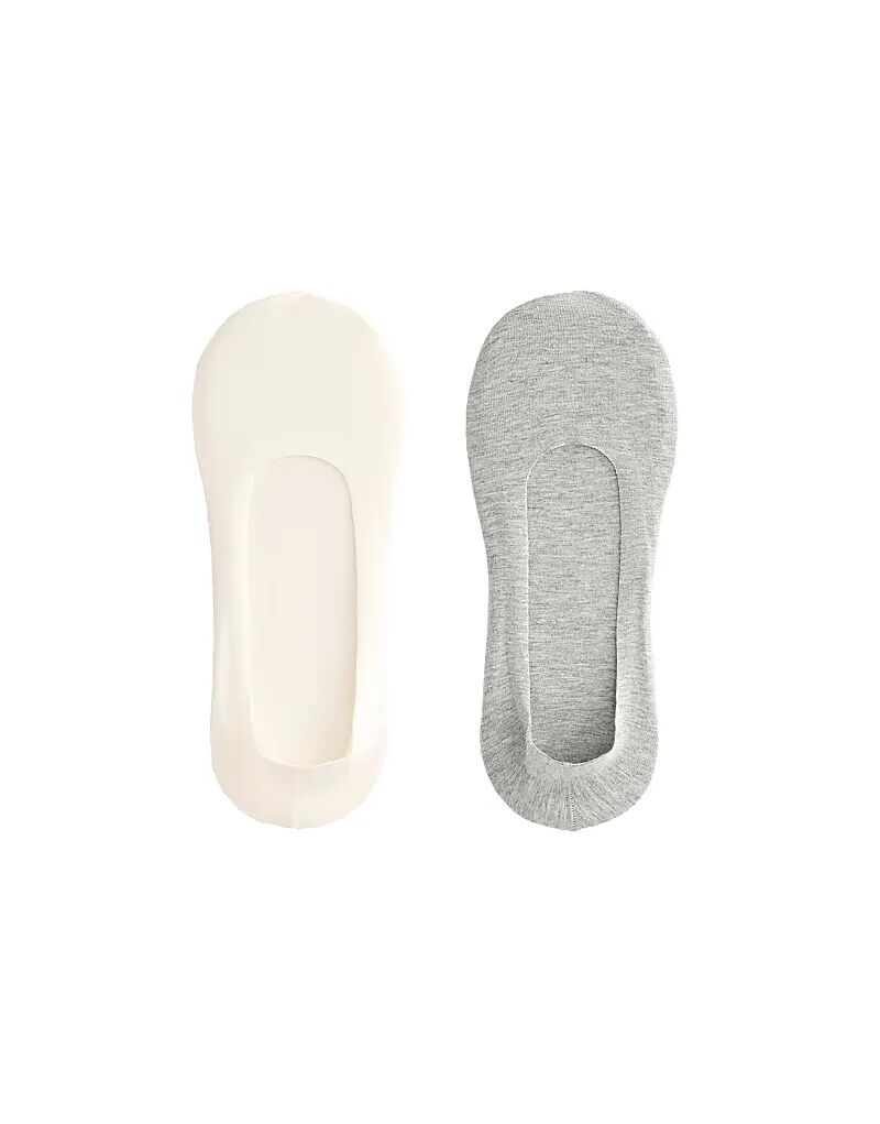 

Oysho 2 Пары носков-невидимок средней длины из хлопковой смеси в бледно-бежевом цвете