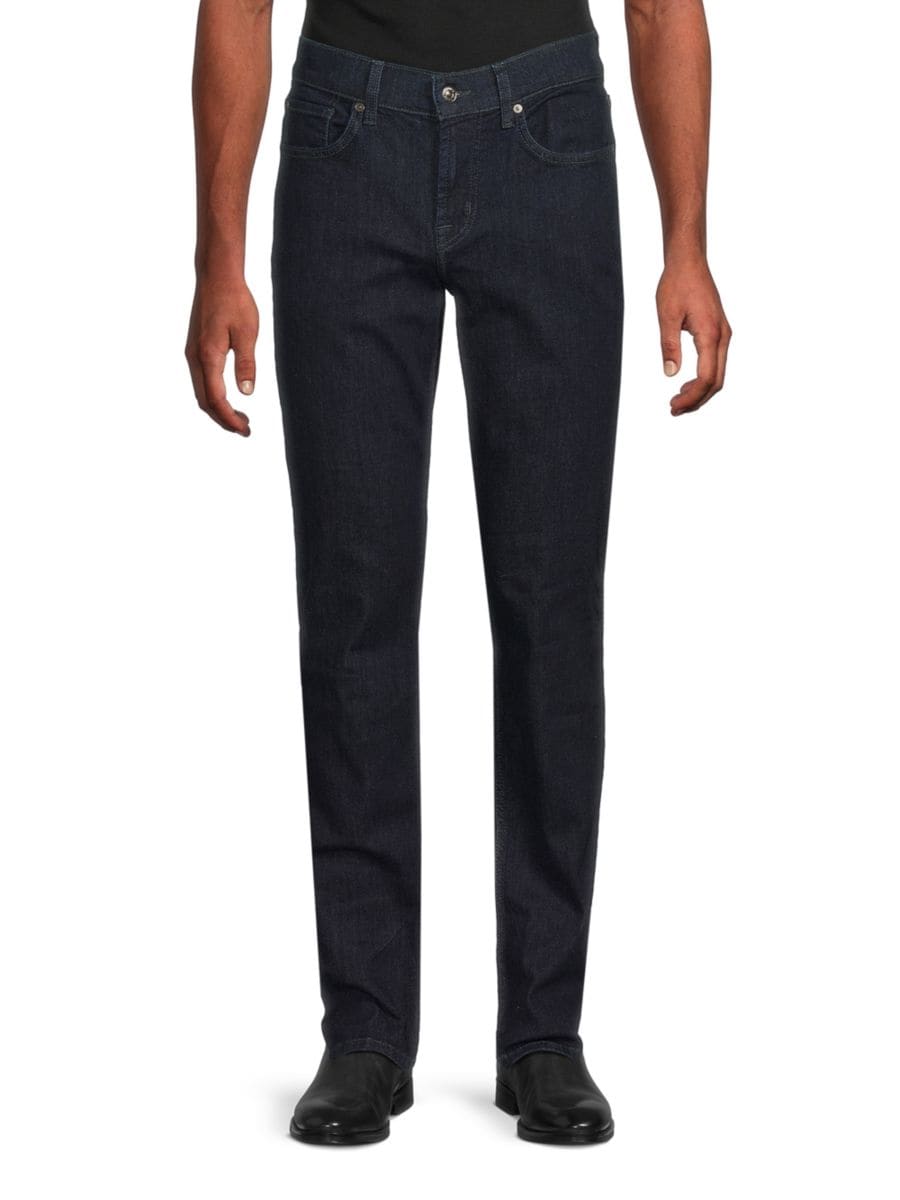 

Узкие прямые джинсы 7 For All Mankind, цвет Tonal Rinse