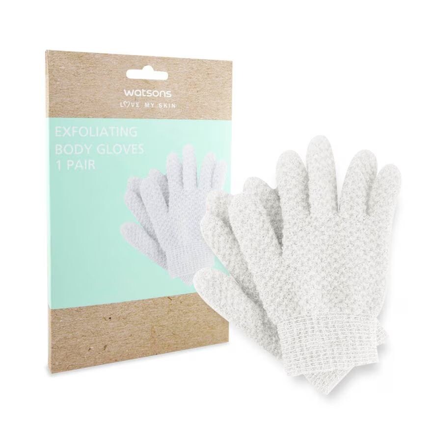 

Watsons Отшелушивающие перчатки для тела, 1 пара, White