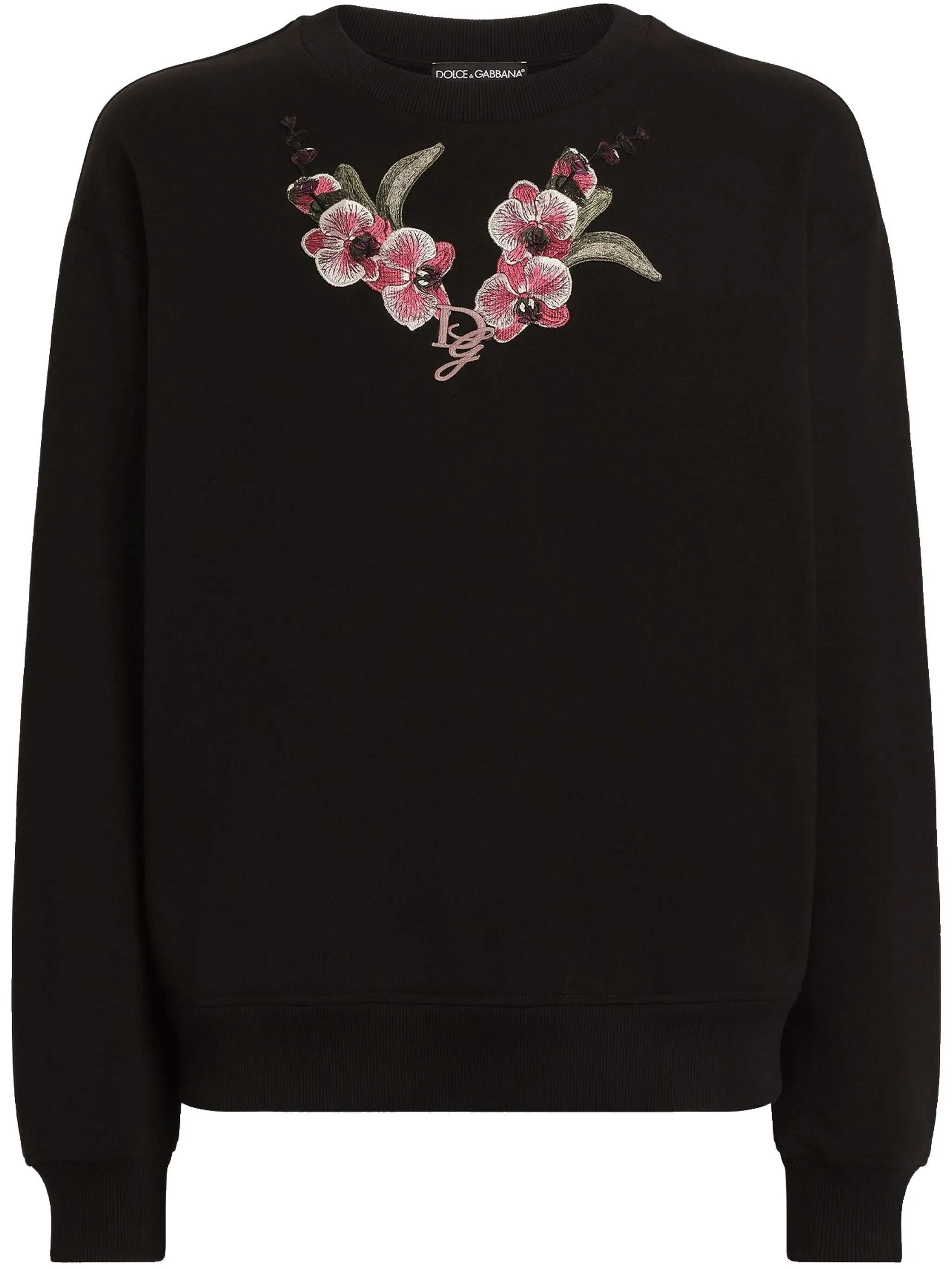 

Толстовка Orchid с вышивкой Dolce & Gabbana, черный