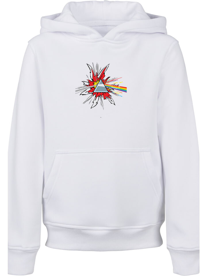 

Худи F4NT4STIC Pink Floyd Pop Art Prism Comic Rock Musik Merch, белый