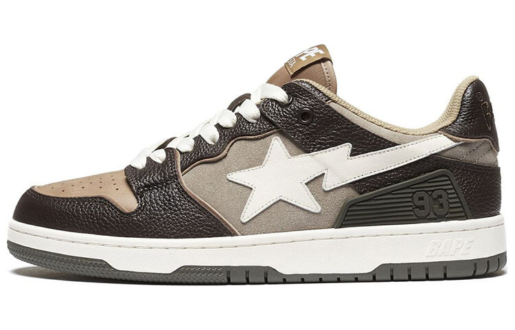 BAPE Bape SK8 Sta Коричневый Слоновая кость A Bathing Ape