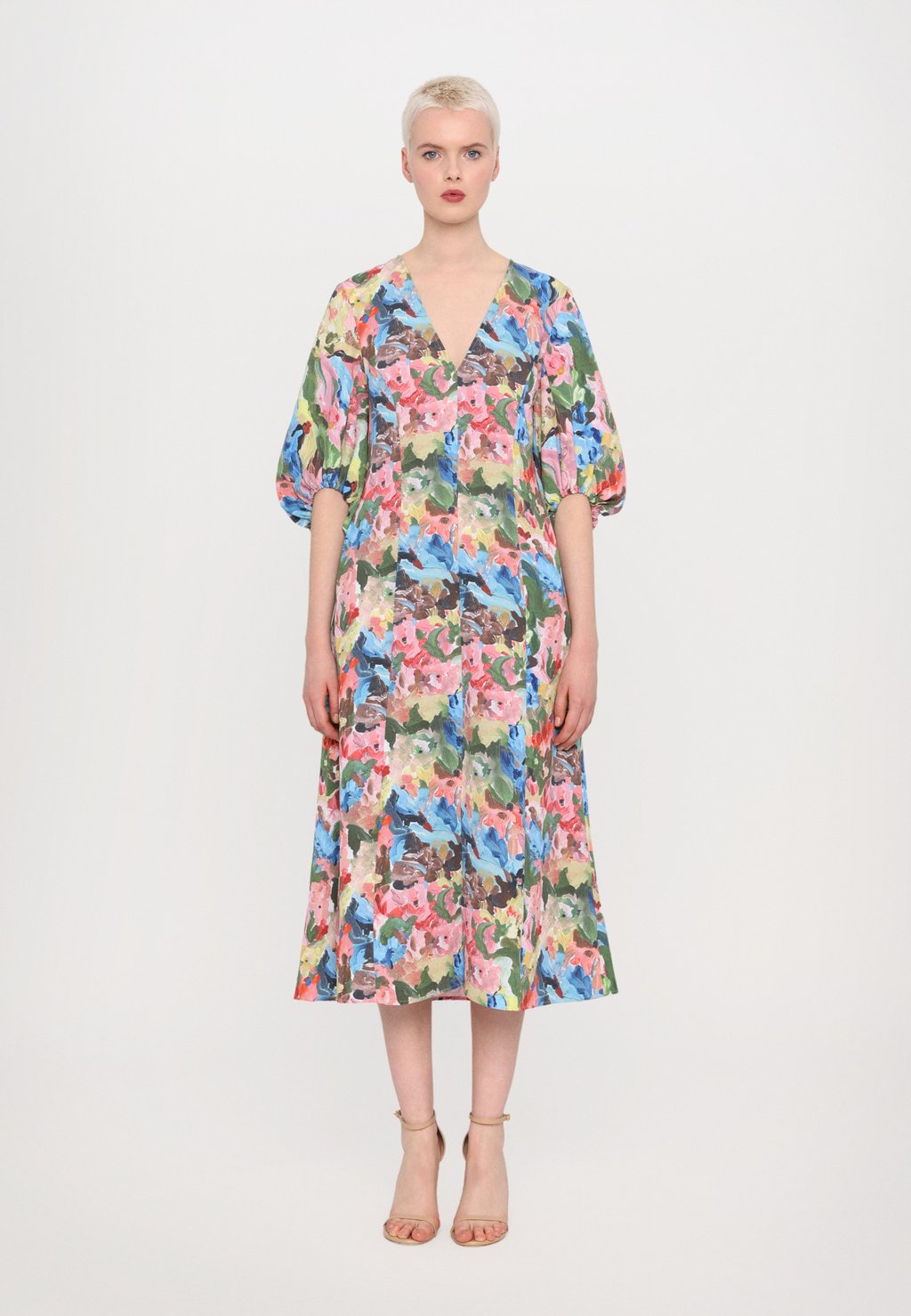 

Повседневное платье STRUCTURE SLEEVE MIDI DRESS Stine Goya, мультиколор