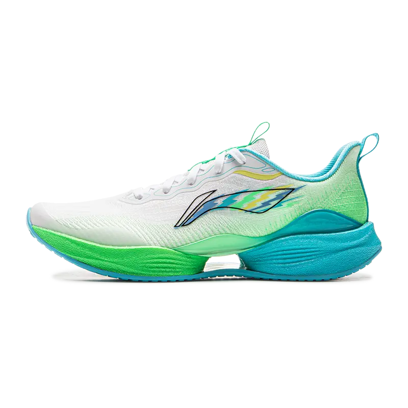 

Дышащие легкие амортизирующие низкие детские беговые кроссовки LINING YOUNG, ярко-зеленый