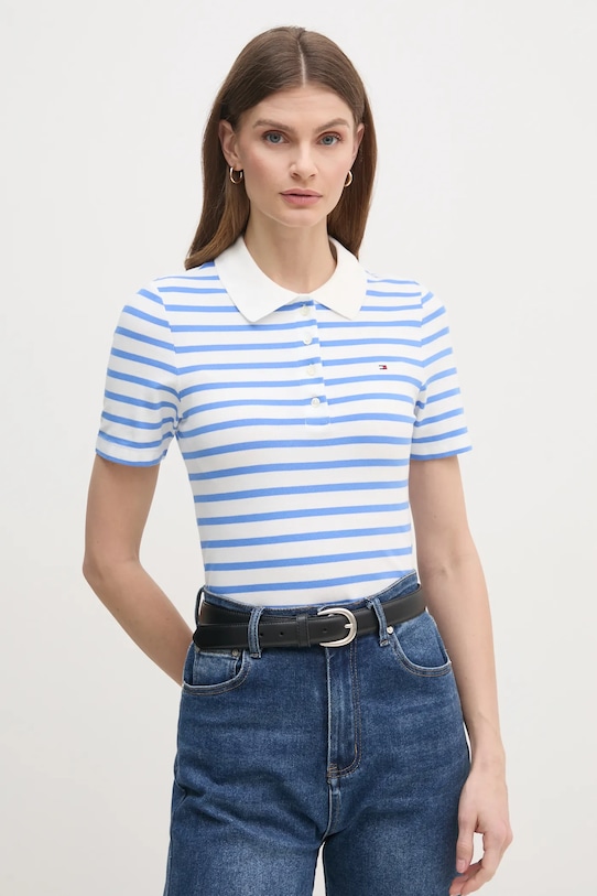 

Поло Tommy Hilfiger, синий