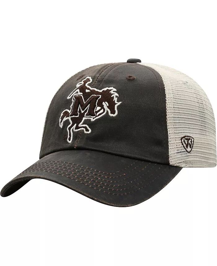 

Мужская коричневая бейсболка McNeese State Cowboys Scat Mesh Trucker Snapback Top of the World