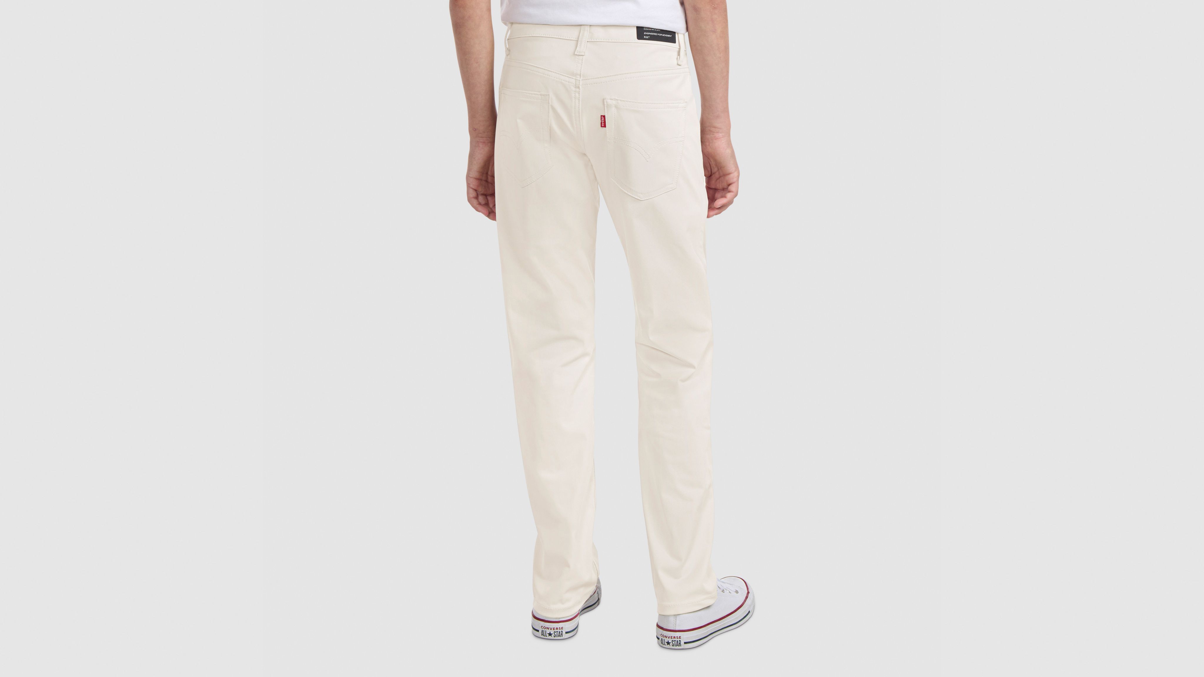 Узкие технологичные брюки 511 для мальчиков 8–20 лет Levi's, Oatmeal - Beige — фото 4