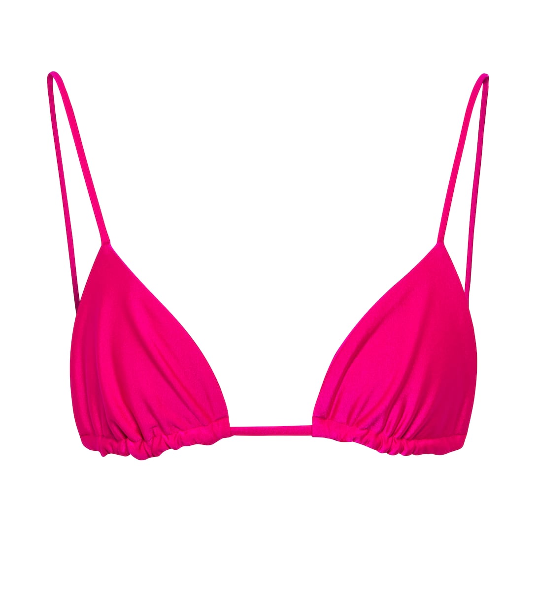 

Через треугольный верх бикини Jade Swim, Fuschia Sheen