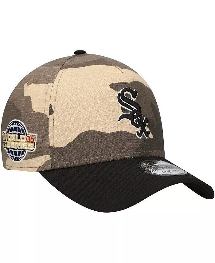 

Мужская регулируемая кепка Chicago White Sox Camo Crown A-Frame 9FORTY New Era, зеленый