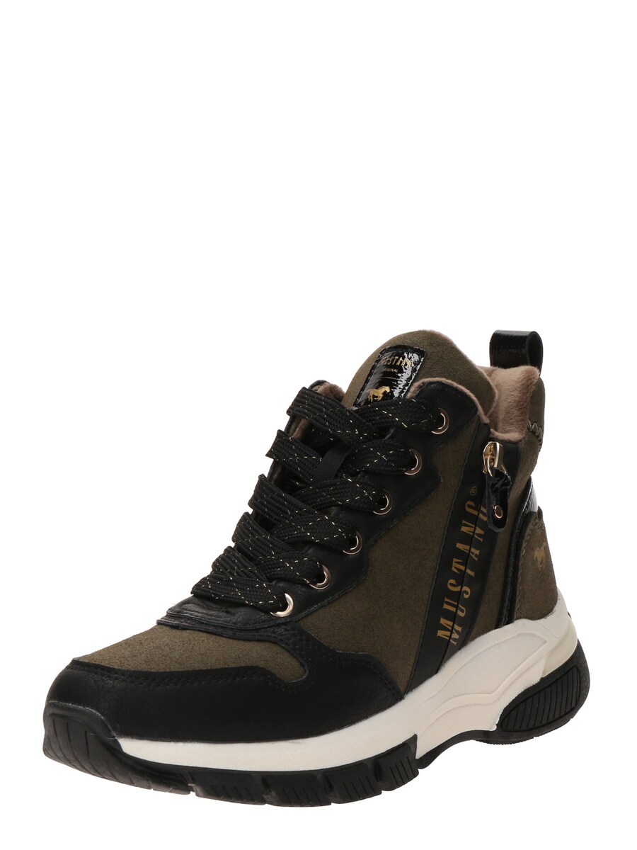 Ботильоны на шнуровке MUSTANG Lace-Up Ankle Boots, хаки
