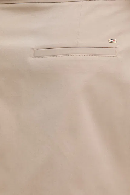 Юбка мини расклешенная Tommy Hilfiger, бежевый — фото 4