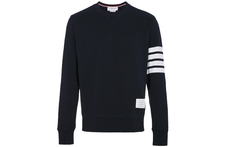 

Толстовка с круглым вырезом 4 Bar THOM BROWNE, Marine Blue