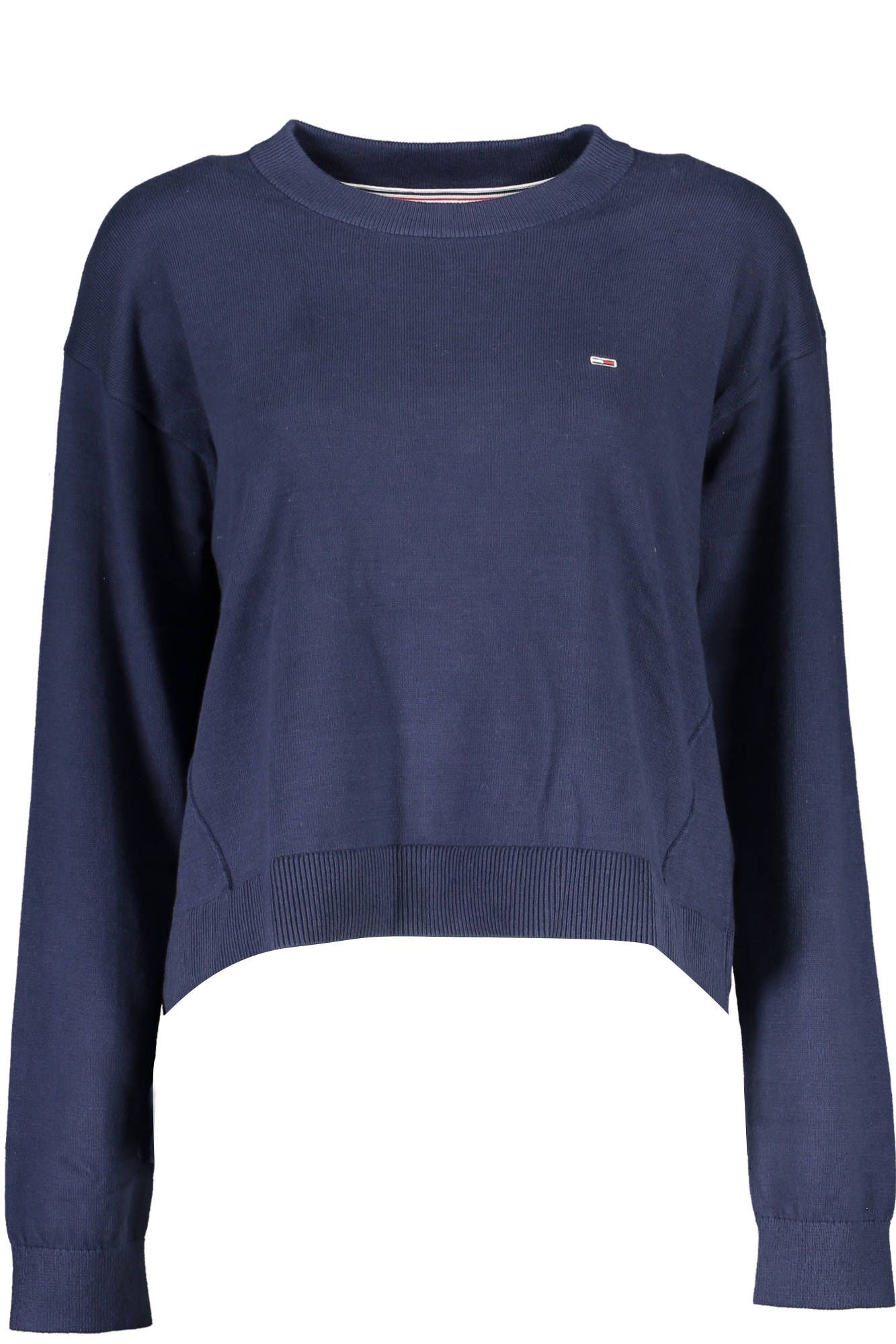 

Синяя хлопковая женская рубашка Tommy Hilfiger