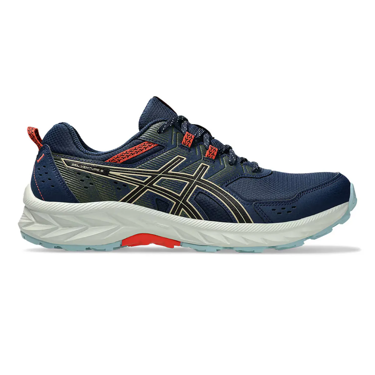 

Кроссовки Asics мужские GEL-VENTURE 9 для бега по пересеченной местности, синий/серый