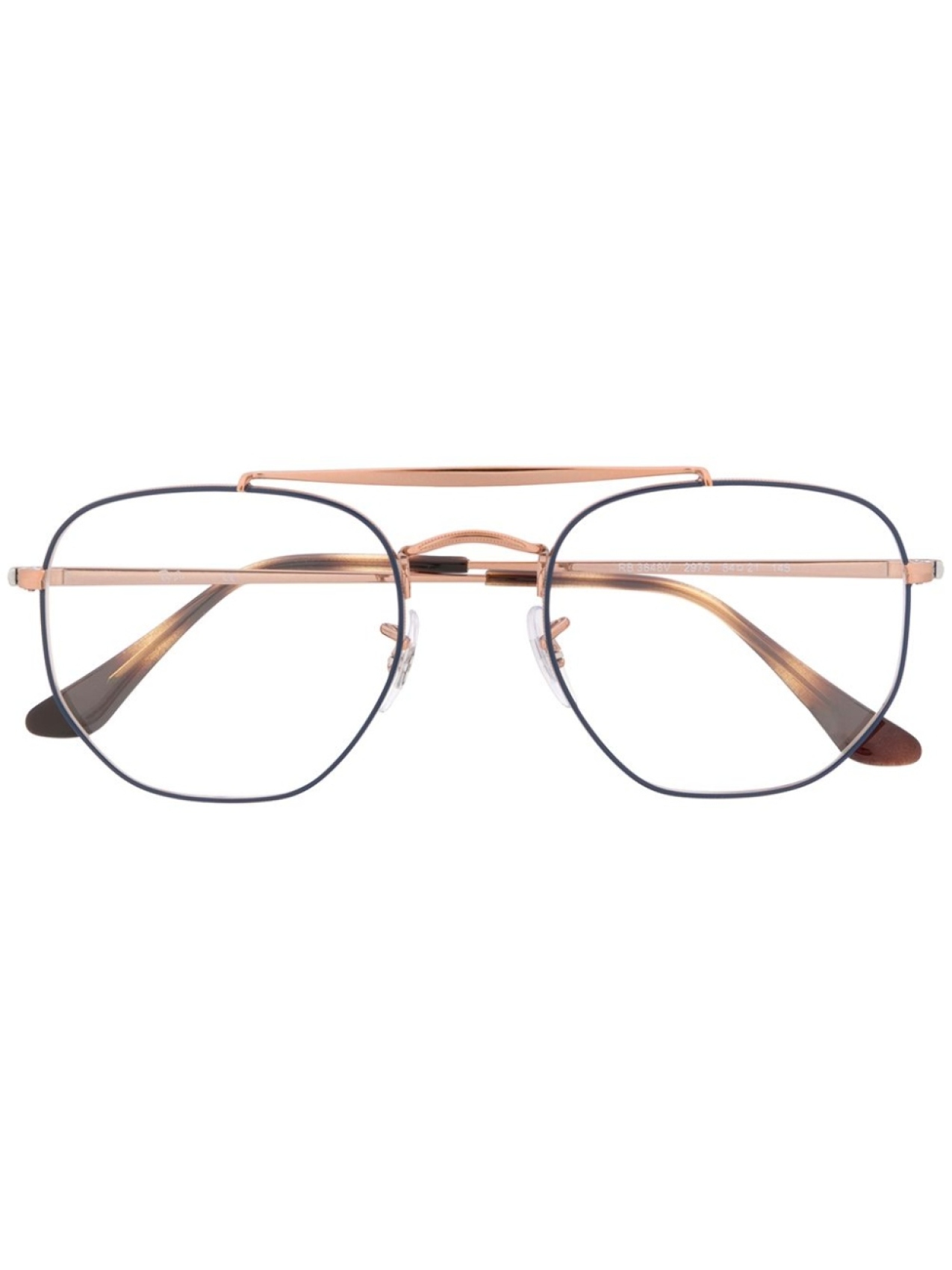 

Массивные очки в круглой оправе Ray-Ban, синий