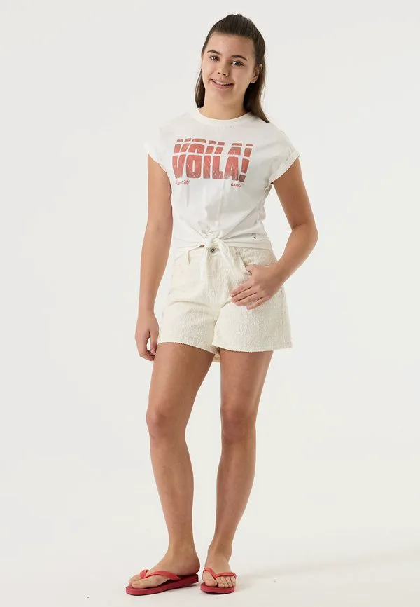 Футболка с принтом Garcia, Off White