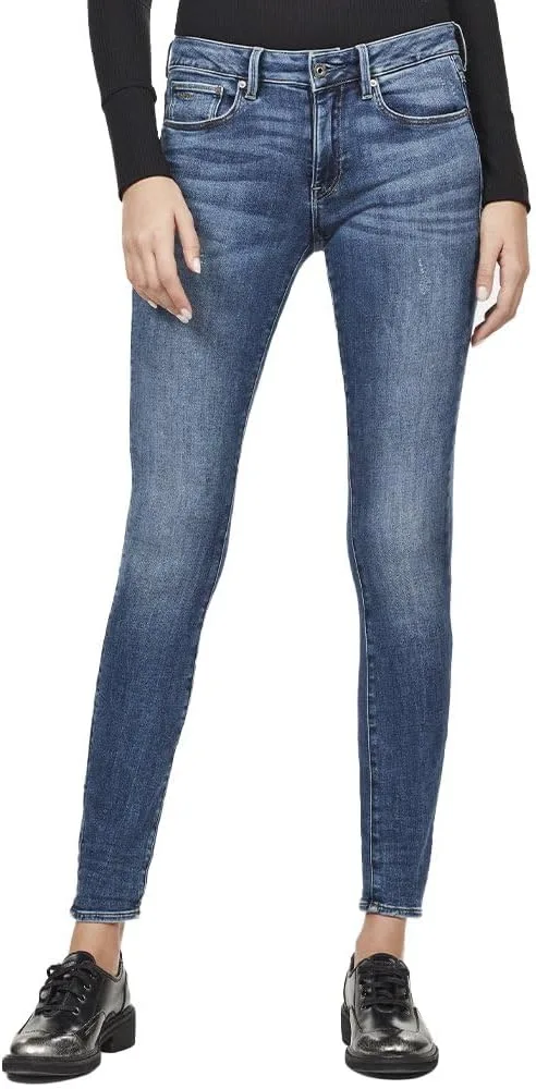 

G-Star женские джинсы 3301 Contour High Rise Skinny Benwick Stretch Denim Dark Aged