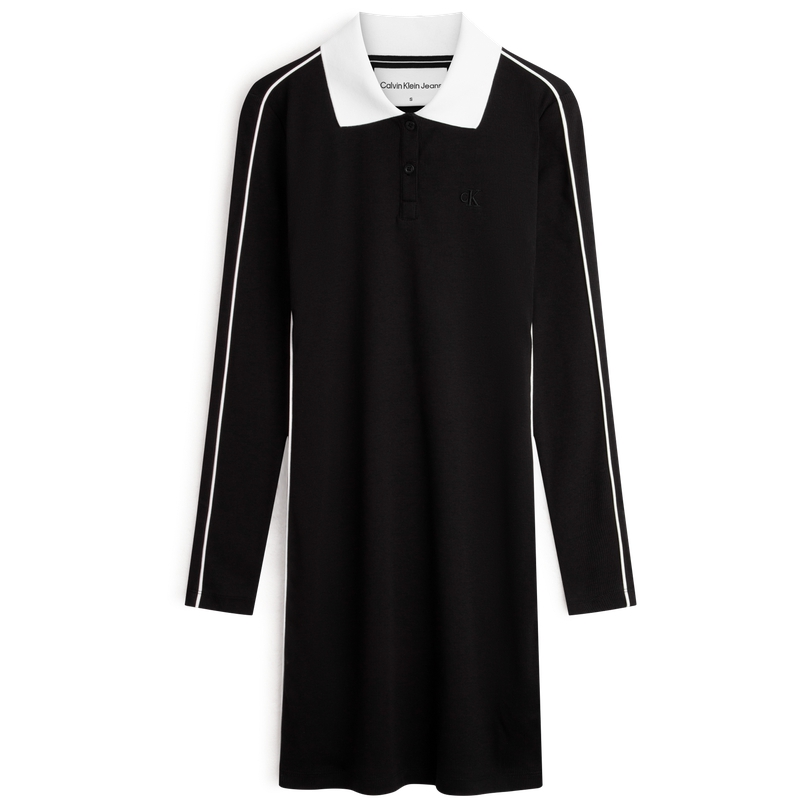 

Платье CALVIN KLEIN с длинными рукавами для женщин, BEH-Space Black