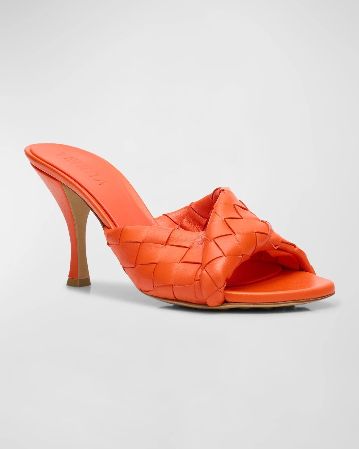 Мюли Blink Bottega Veneta, цвет New Orange — фото 2