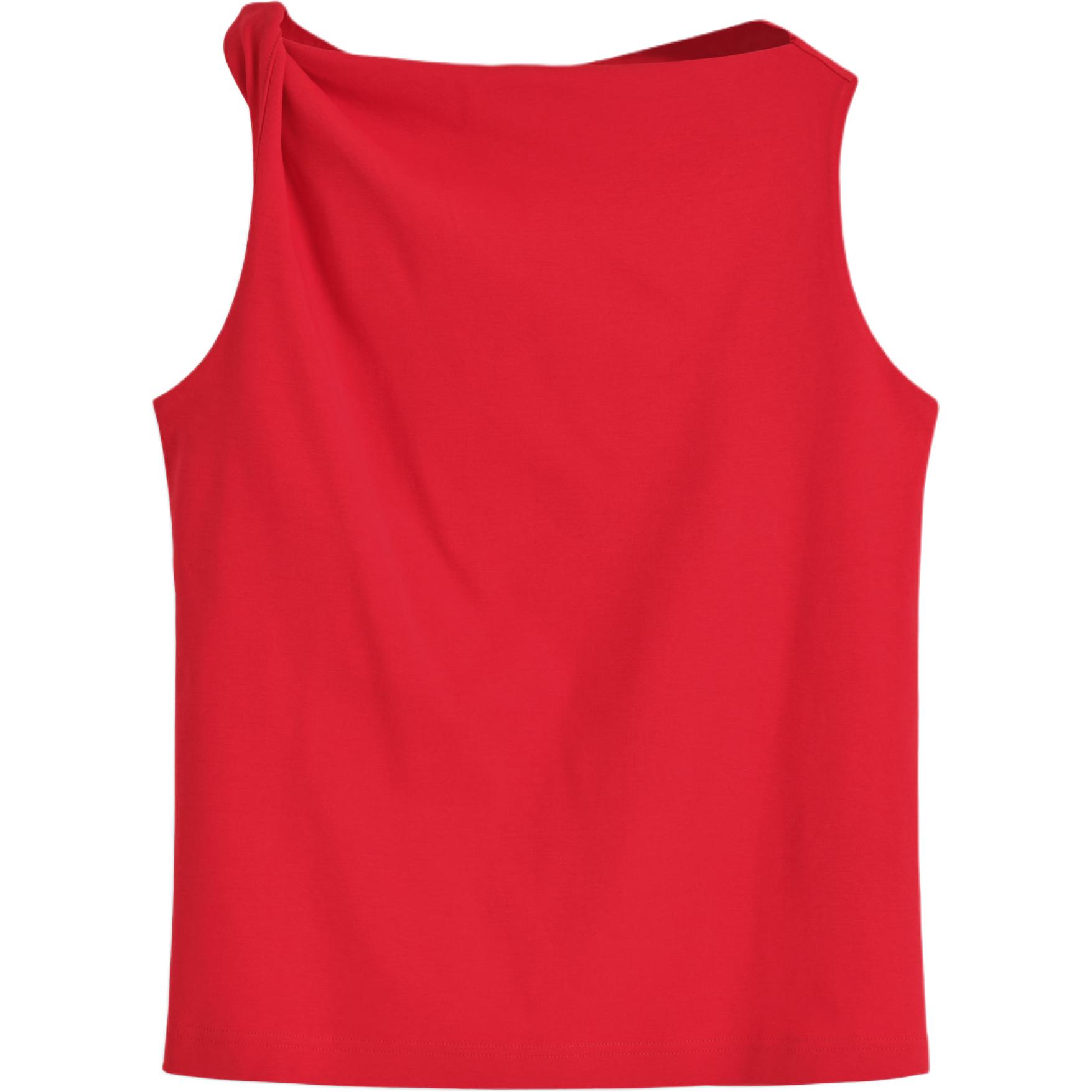 

COS Футболка женская красная