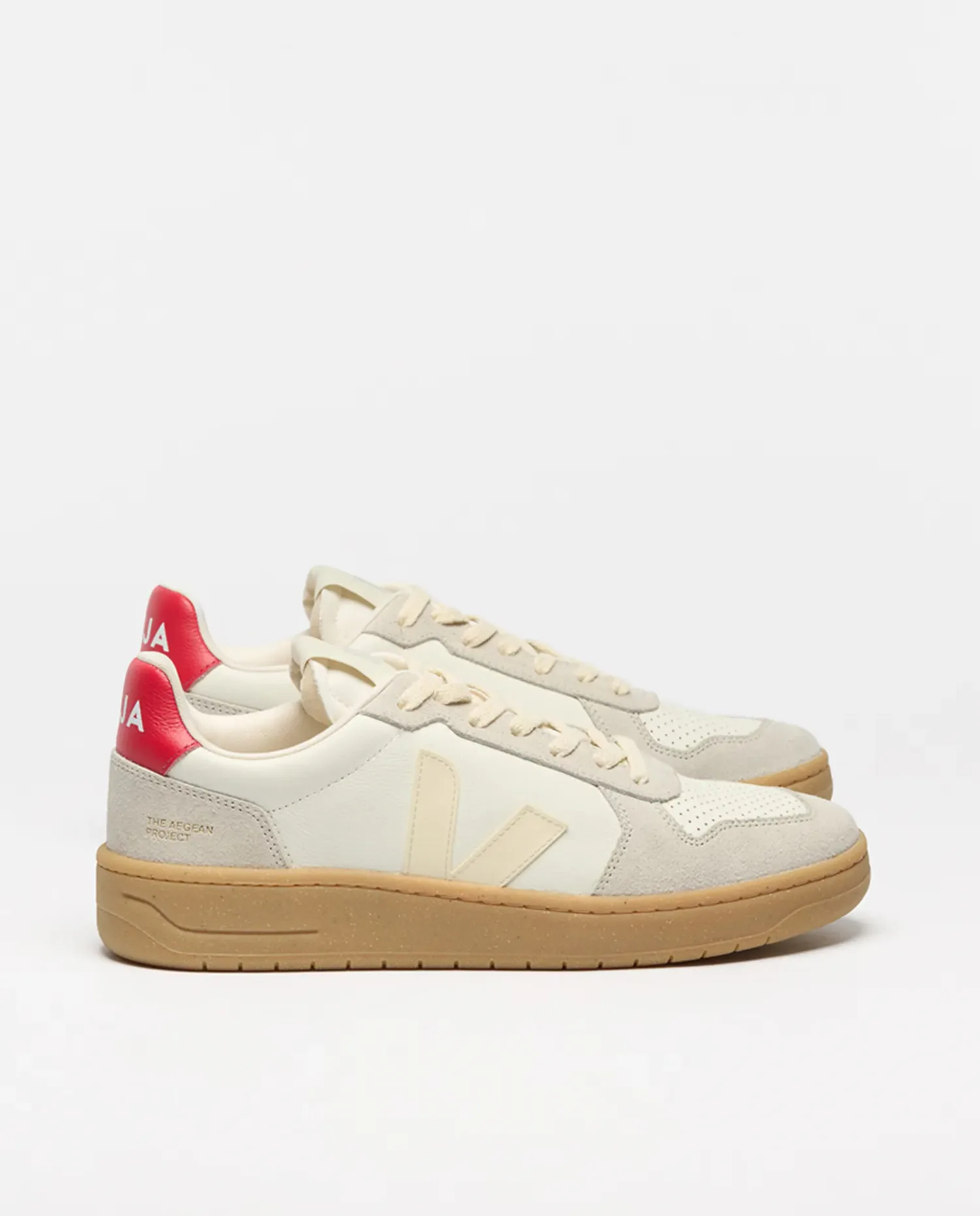 Спортивные кроссовки v82 из кожи Veja, Blanco Total