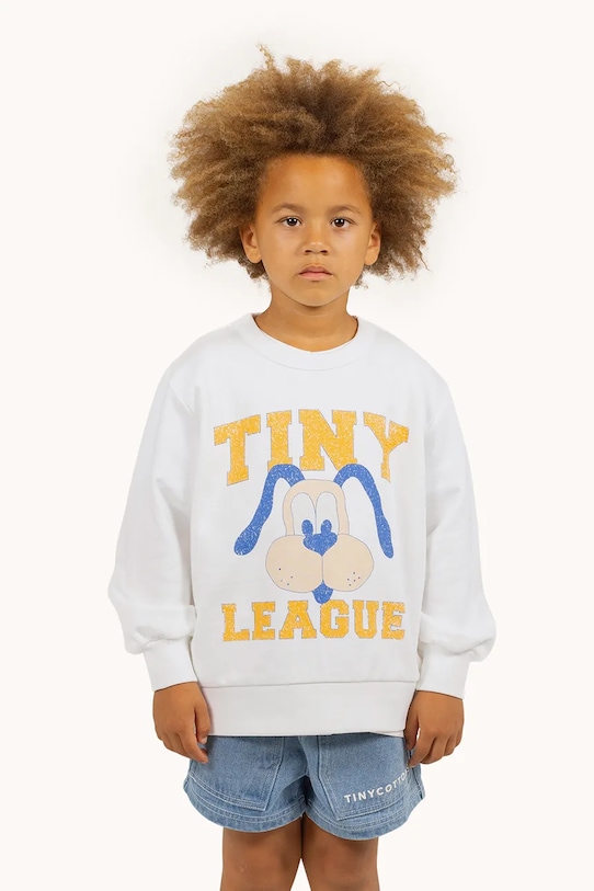 

Детская хлопковая толстовка TINY LEAGUE GRAPHIC SWEATSHIRT Tinycottons, бежевый
