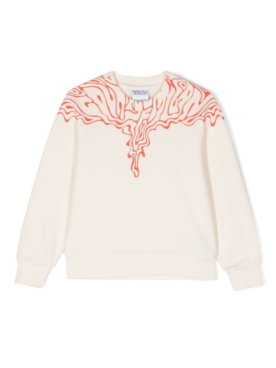 

Marcelo Burlon County Of Milan Kids толстовка с графичным принтом, серый