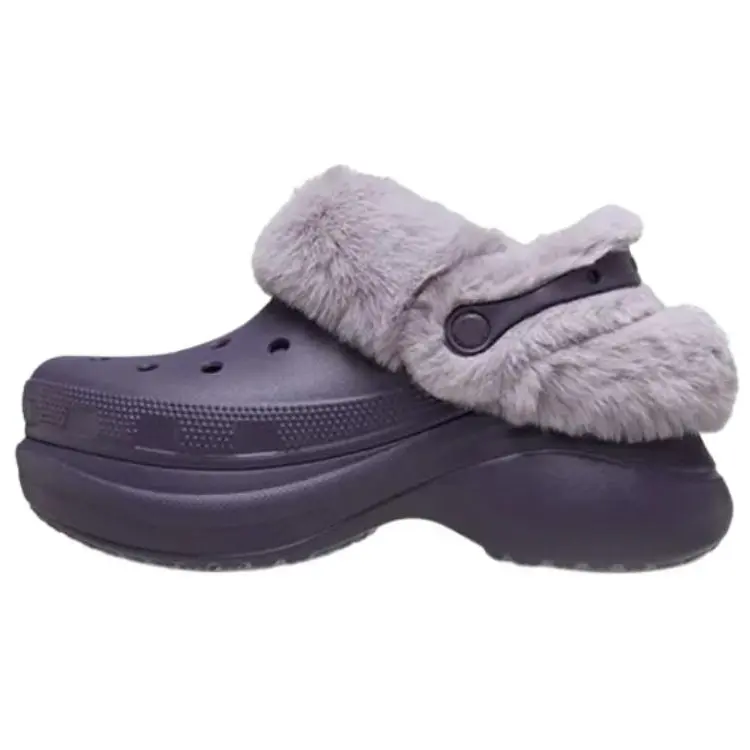 Crocs Сабо женские Whale Clogs баклажаново-фиолетового цвета