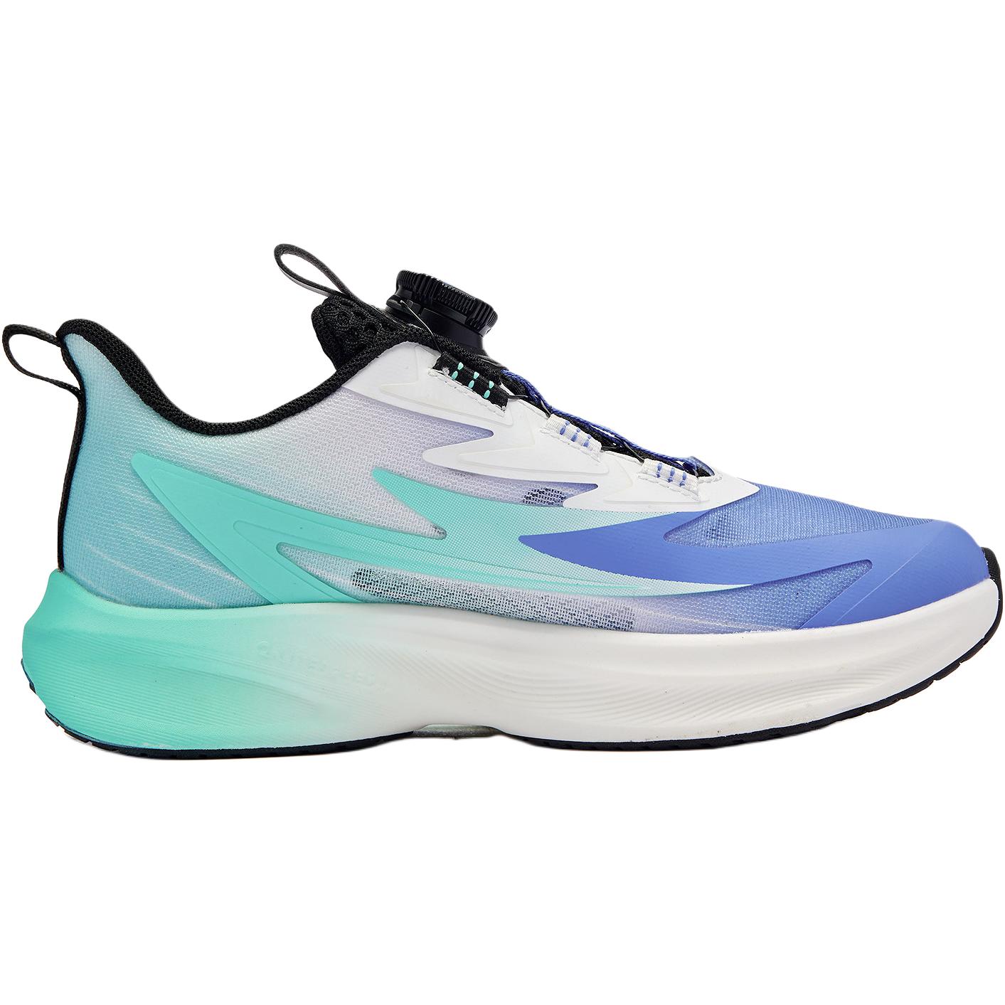QIAODAN Низкие детские беговые кроссовки Speed Non slip, Breathable, And Wear resistant для подростков, бирюзовый — фото 3