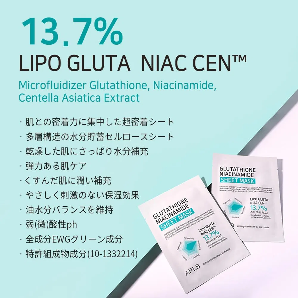 Набор Aplb — Масок для лица «Glutathione Niacinamide» от — фото 2