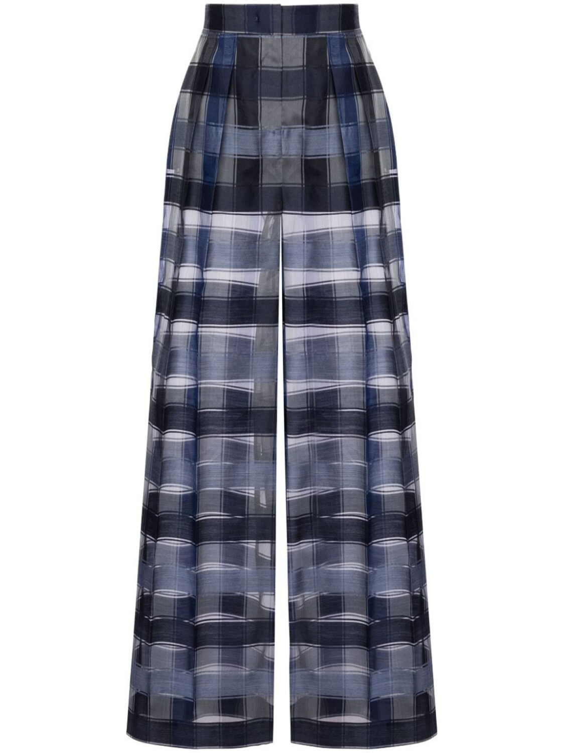 

Alberta Ferretti брюки палаццо из органзы, синий