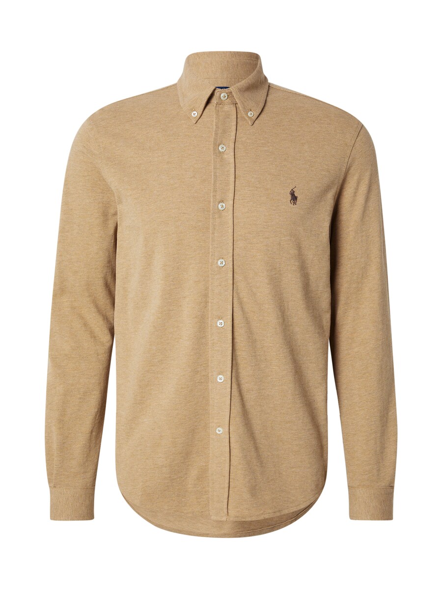 

Повседневная рубашка Polo Ralph Lauren Regular fit Button Up Shirt, светло-коричневый