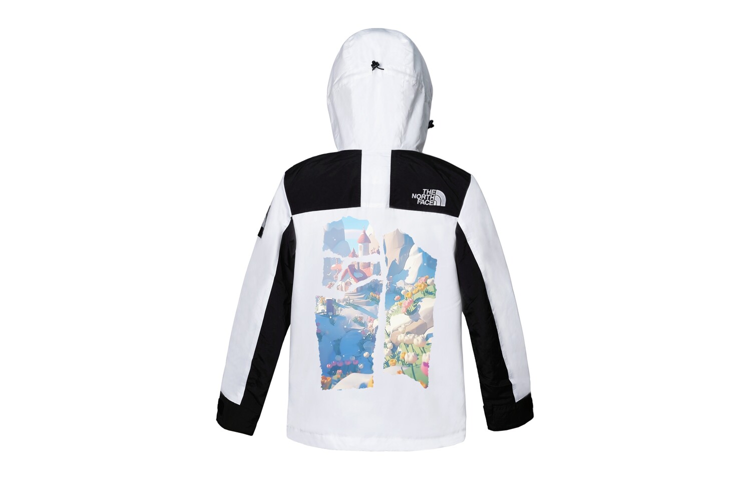 

Ветровка куртка унисекс белый The North Face
