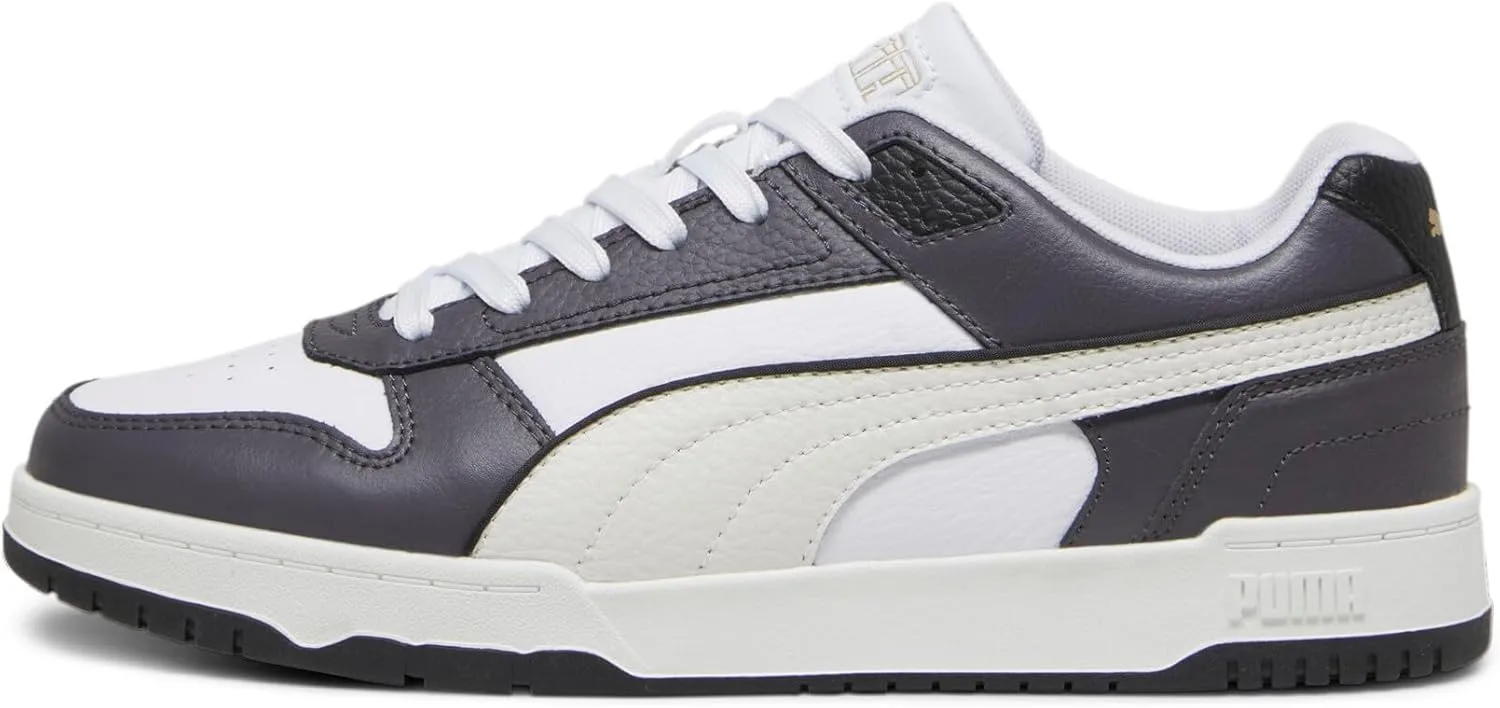 Кроссовки RBD Game Low Track Shoe Puma, белый/черный/серый/золотой