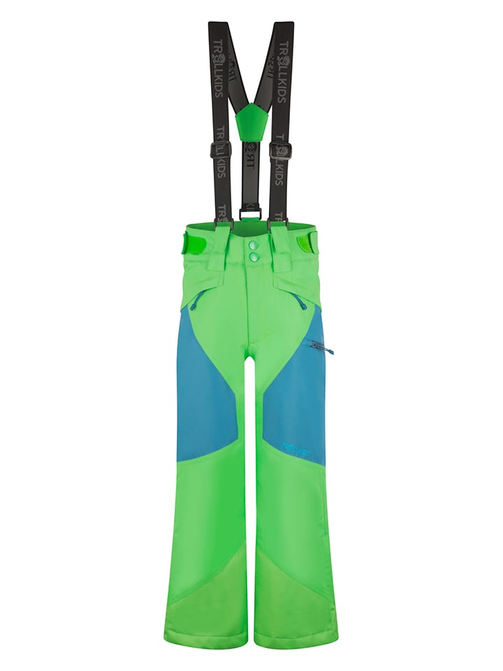 

Лыжные штаны Trollkids Ski-/ Snowboardhose Kongsberg, зеленый