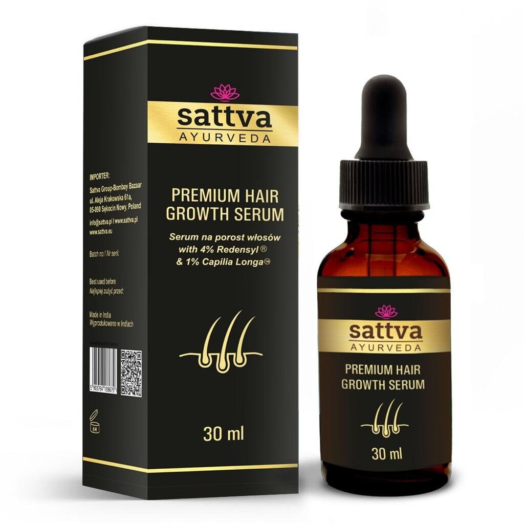 

Sattva,Premium Hair Growth Serum Сыворотка для роста волос 30мл