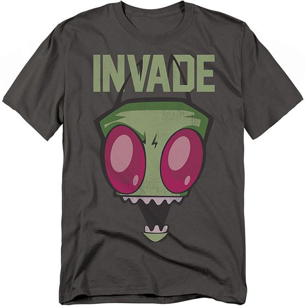 

Футболка Big & Tall Invader Zim "Invade" Licensed Character