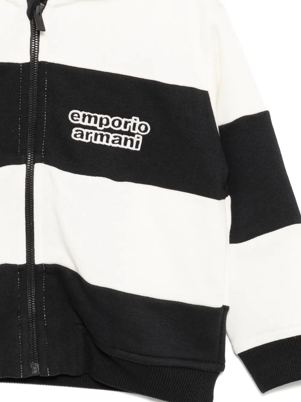 Куртка с вышитым логотипом Emporio Armani Kids, белый — фото 3