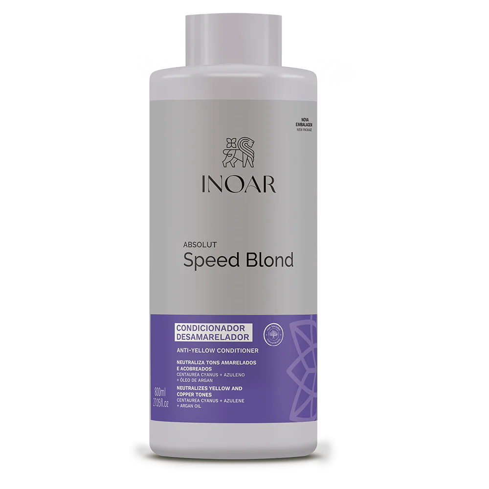 

Кондиционер для светлых волос absolut speed blond conditioner Inoar, 500 мл