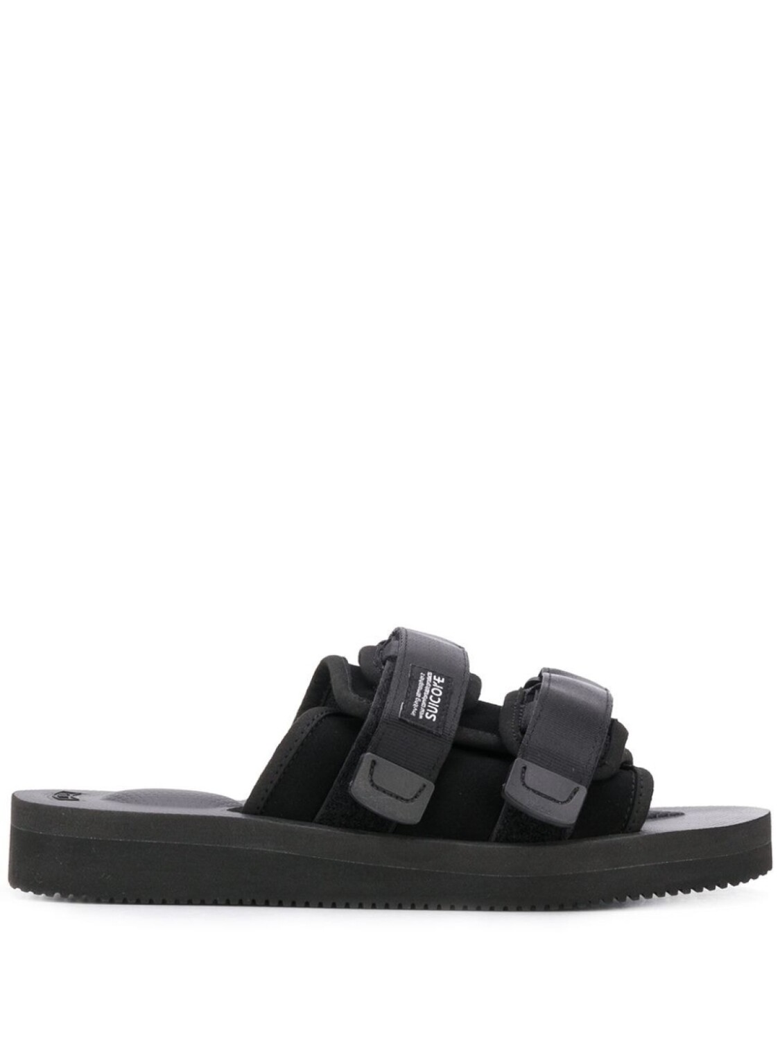 

Suicoke шлепанцы с открытым носком, черный