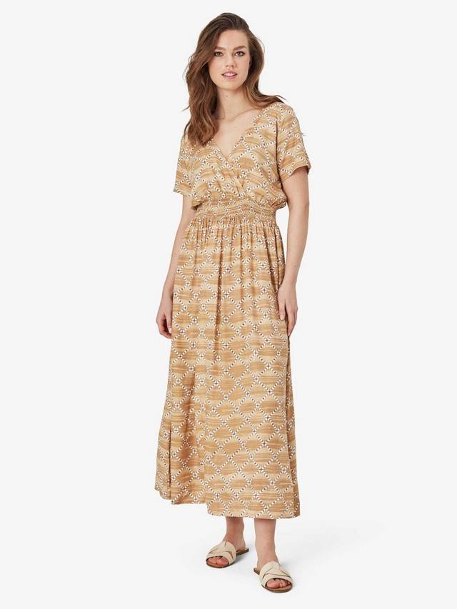 

Платье макси от ханни Unmade Copenhagen, цвет Beige/Brown