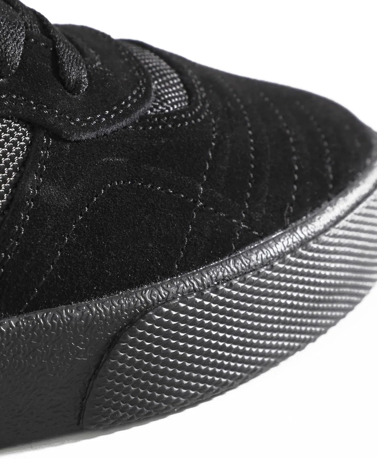 Мужские низкие скейтбордистские кроссовки Lakai Cambridge, Black Black Suede — фото 3