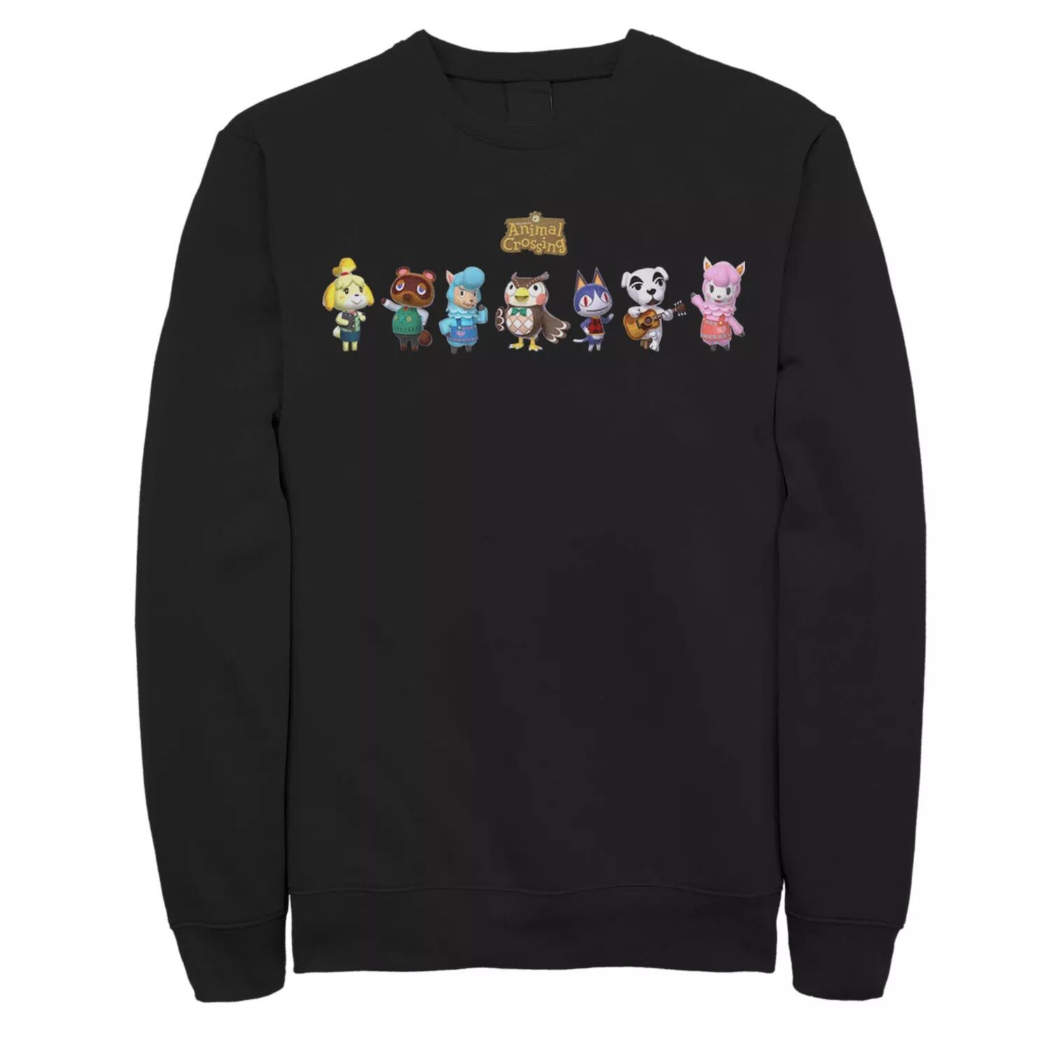 

Мужской свитшот Animal Crossing Character Lineup Licensed Character